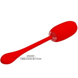 oeuf vibrant rechargeable kirk rouge