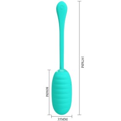 oeuf vibrant rechargeable kirk aqua vert