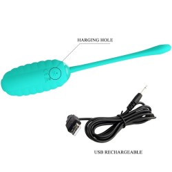 oeuf vibrant rechargeable kirk aqua vert
