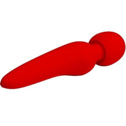 masseur meredith 12 modes de vibration rouge