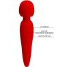masseur meredith 12 modes de vibration rouge