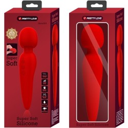 masseur meredith 12 modes de vibration rouge