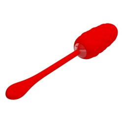 oeuf vibrant  texture marine rechargeable rouge