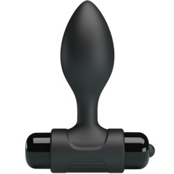 vibra butt 10 vibrations plug anal noir