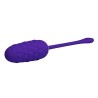 oeuf vibrant  texture marine rechargeable violet