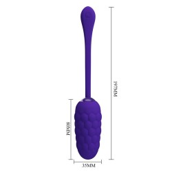oeuf vibrant  texture marine rechargeable violet