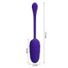 oeuf vibrant  texture marine rechargeable violet