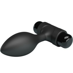 vibra butt 10 vibrations plug anal noir
