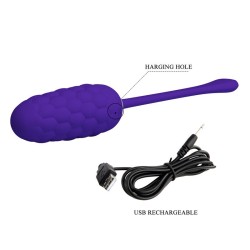 oeuf vibrant  texture marine rechargeable violet