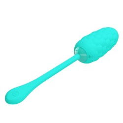 oeuf vibrant  texture marine rechargeable aqua green