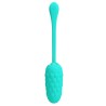 oeuf vibrant  texture marine rechargeable aqua green