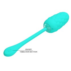 oeuf vibrant  texture marine rechargeable aqua green