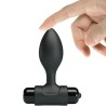 vibra butt 10 vibrations plug anal noir