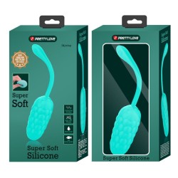 oeuf vibrant  texture marine rechargeable aqua green