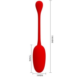 oeuf vibrant rechargeable knucker rouge