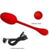 oeuf vibrant rechargeable knucker rouge
