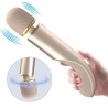 masseur 7 modes de vibration champagne