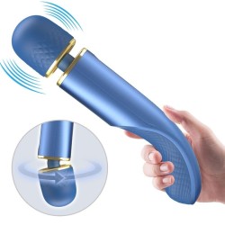 masseur 7 modes de vibration bleu