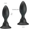 plug anal vibrant noir