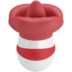 mina stimulateur de langue rouge clair