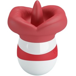 mina stimulateur de langue rouge clair