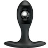 plug anal gonflable noir