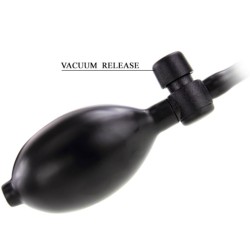 plug anal gonflable noir