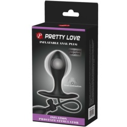 plug anal gonflable noir