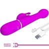 vibrateur dejon rabbit 3 en 1 multifonction violet
