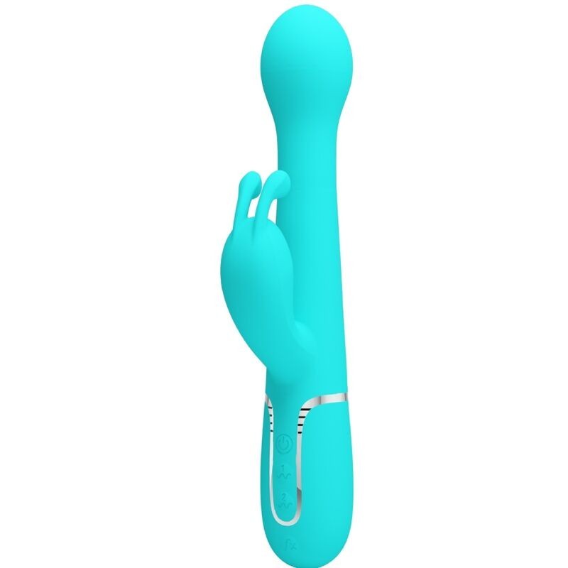 vibrateur dejon rabbit 3 en 1 multifonction vert aqua vibrateur dejon rabbit 3 en 1 multifonction vert aqua