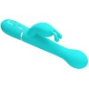 vibrateur dejon rabbit 3 en 1 multifonction vert aqua