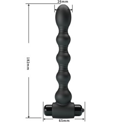 plug anal lynn silicone 10 vibrations noir