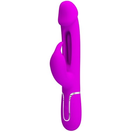 vibrateur dejon rabbit 3 en 1 multifonction  fucsia