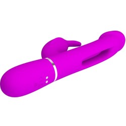 vibrateur dejon rabbit 3 en 1 multifonction  fucsia