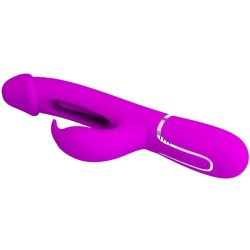 vibrateur dejon rabbit 3 en 1 multifonction  fucsia