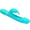 vibrateur dejon rabbit 3 en 1 multifonction vert aqua