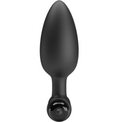 vibra butt plug 2 plug anal 10 vibrations noir