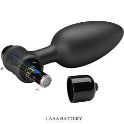 vibra butt plug 2 plug anal 10 vibrations noir