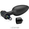 vibra butt plug 2 plug anal 10 vibrations noir