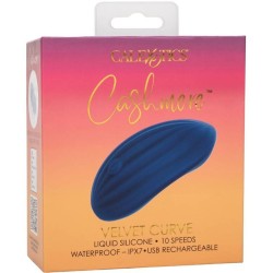 cashmere velours curve bleu