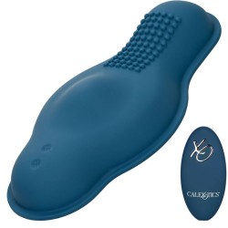 rider massager double moteur télécommande bleu