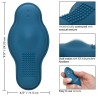 rider massager double moteur télécommande bleu
