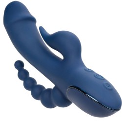 vibrateur triple orgasme bleu