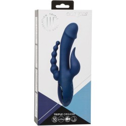 vibrateur triple orgasme bleu