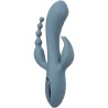 vibrateur triple ecstasy gris