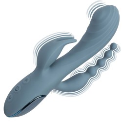 vibrateur triple ecstasy gris