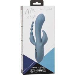 vibrateur triple ecstasy gris