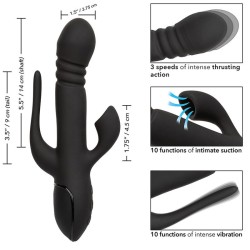 vibrateur triple euphoria noir