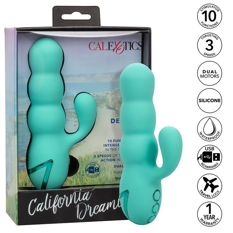 vibrateur del mar diva rabbir aqua green par california dreaming vibrateur del mar diva rabbir aqua green par california dreaming