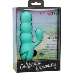 vibrateur del mar diva rabbir aqua green par california dreaming
